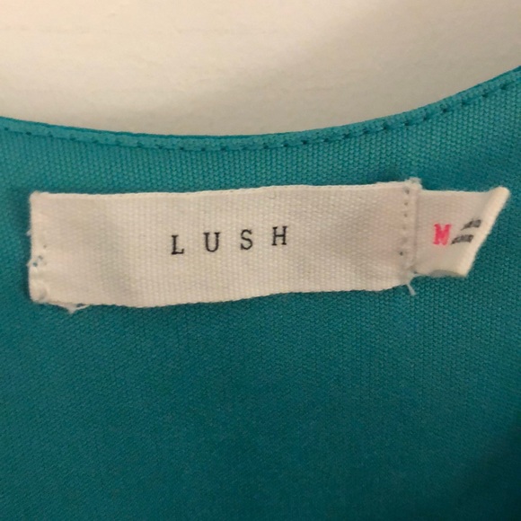 LUSH Teal evening dress (medium) - Picture 2 of 6